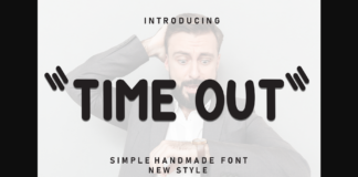 Time out Font Poster 1