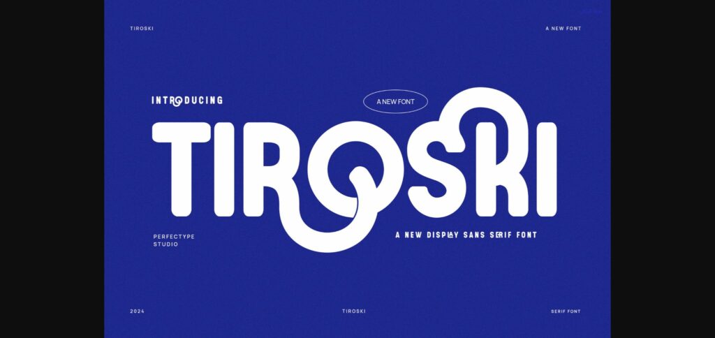 Tiroski Font Poster 3