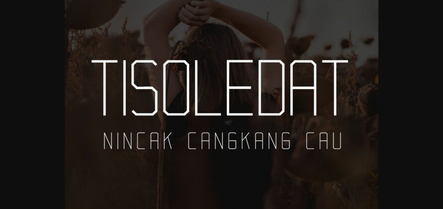 Tisoledat Font Poster 3