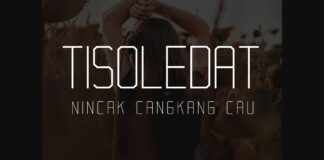 Tisoledat Font Poster 1