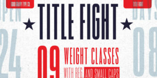 Title Fight Font