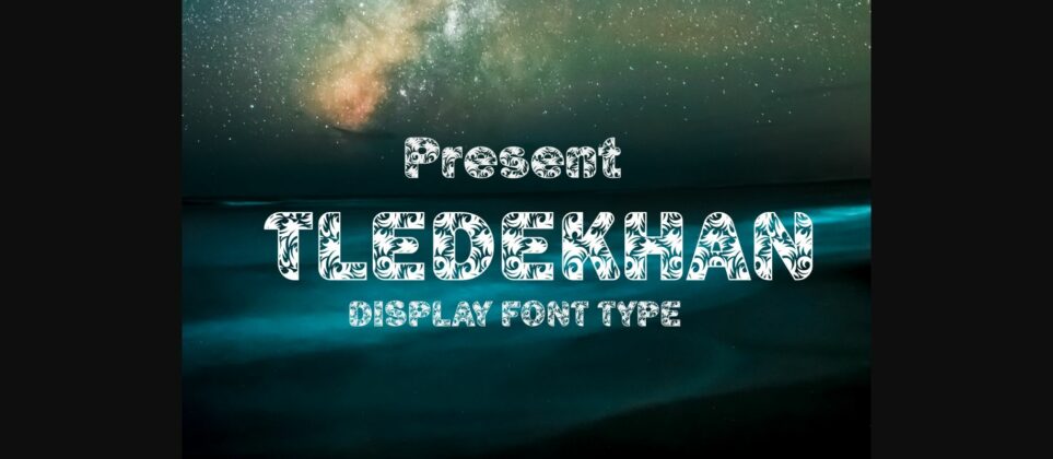 Tledekhan Font Poster 3