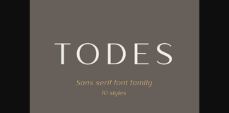Todes Font Poster 1
