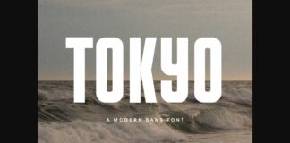 Tokyo Font Poster 1