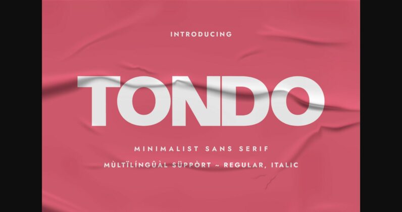 Tondo Font Poster 3