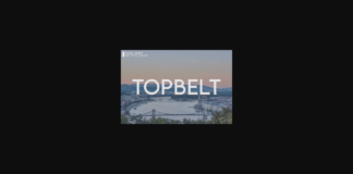 Topbelt Font Poster 1