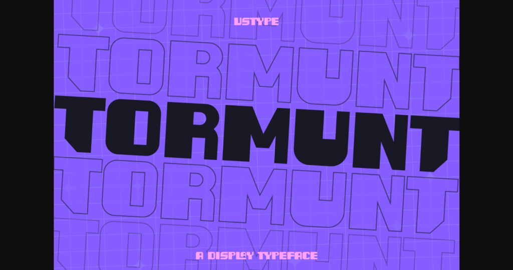 Tormunt Font Poster 3