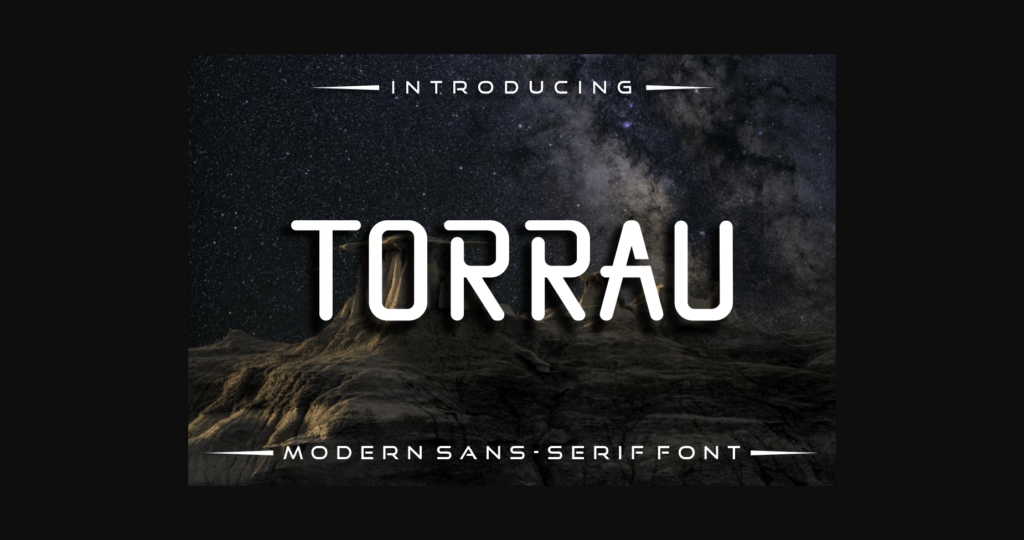 Torrau Font Poster 4