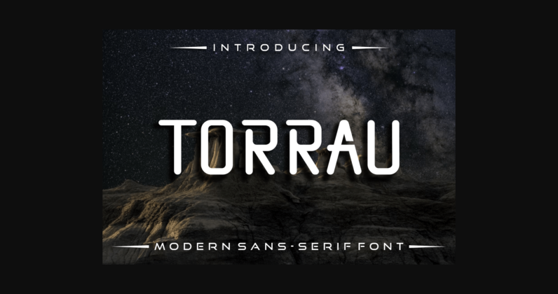 Torrau Font Poster 4