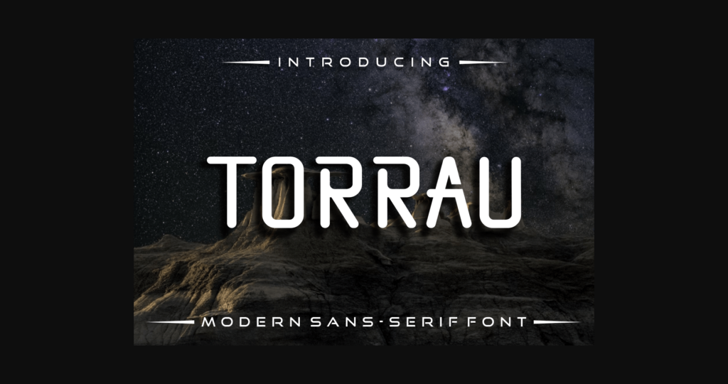 Torrau Font Poster 2