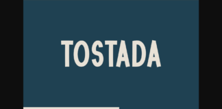 Tostada Font Poster 1