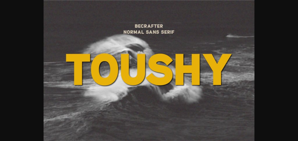 Toushy Font Poster 1