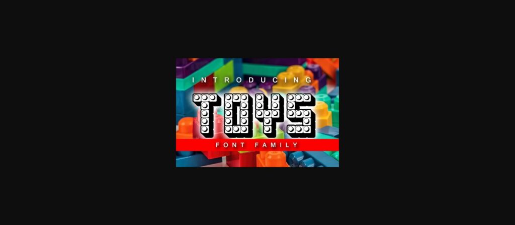 Toys Font Poster 1