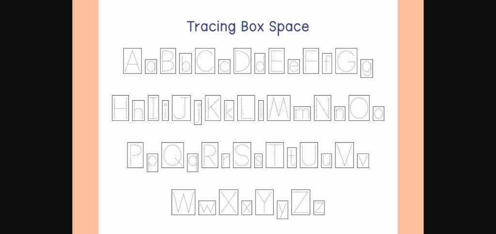 Tracing Box Font Poster 6