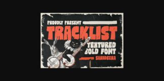 Tracklist Font Poster 1