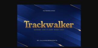 Trackwalker Font Poster 1