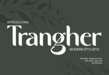 Trangher Fonts