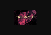 Tredmout Font Poster 1