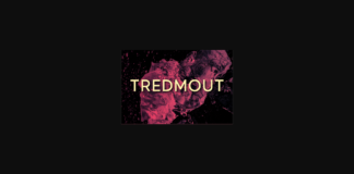 Tredmout Font Poster 1