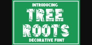 Tree Roots Font Poster 1