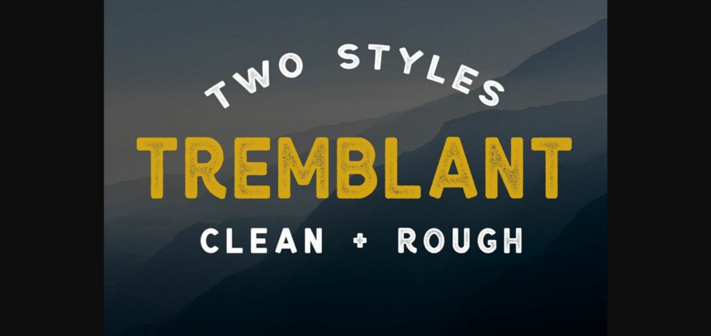 Tremblant Font Poster 3