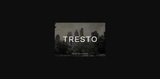 Tresto Font Poster 1