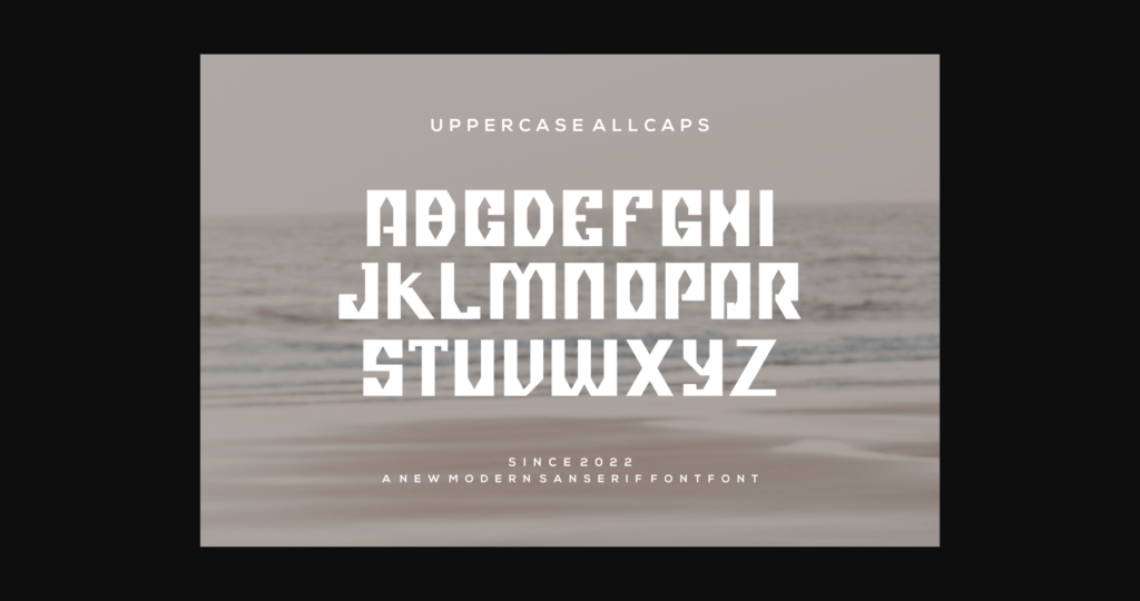 Triangel Font Poster 5