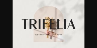 Trifelia Font Poster 1