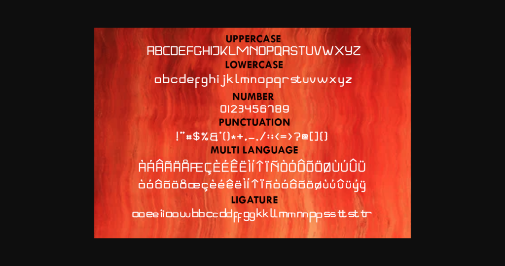 Trimbil Font Poster 9