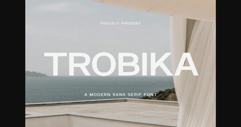 Trobika Font Poster 3