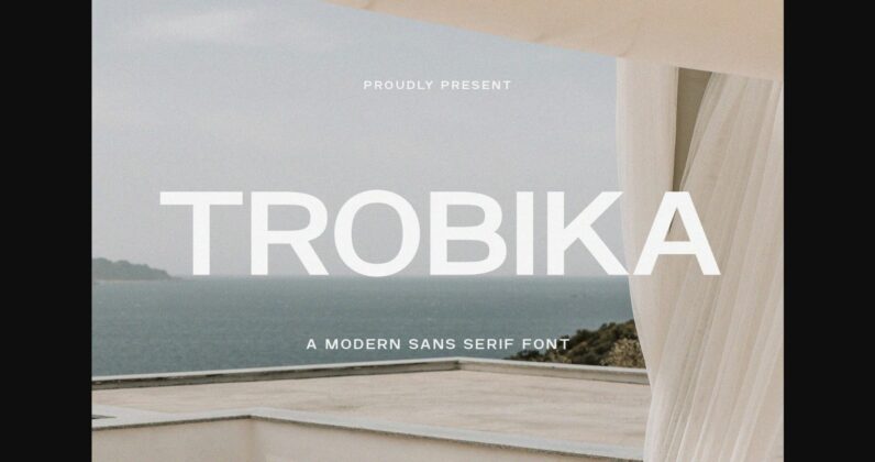 Trobika Font Poster 3