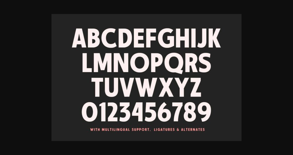 Troglen Sans Font Poster 10