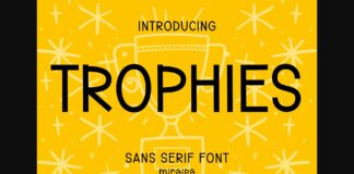 Trophies Font Poster 1