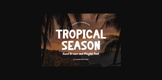 Tropical Season Font Poster 1