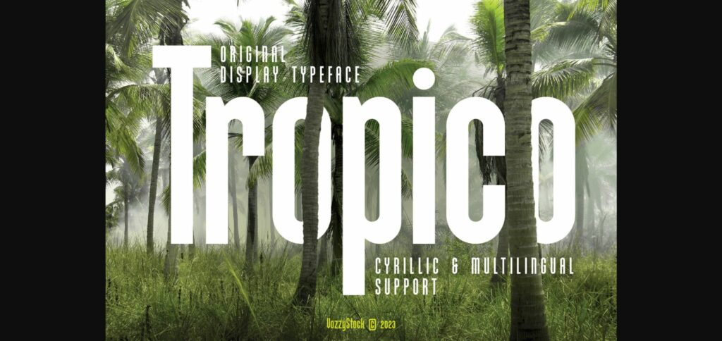 Tropico Font Poster 1