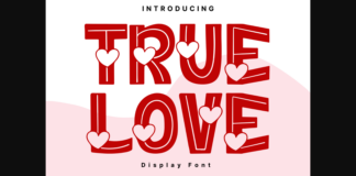 True Love Font Poster 1