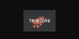 Truelove Font Poster 1