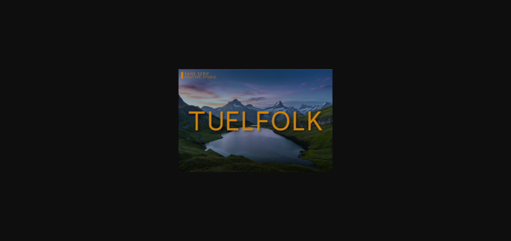 Tuelfolk Font Poster 3