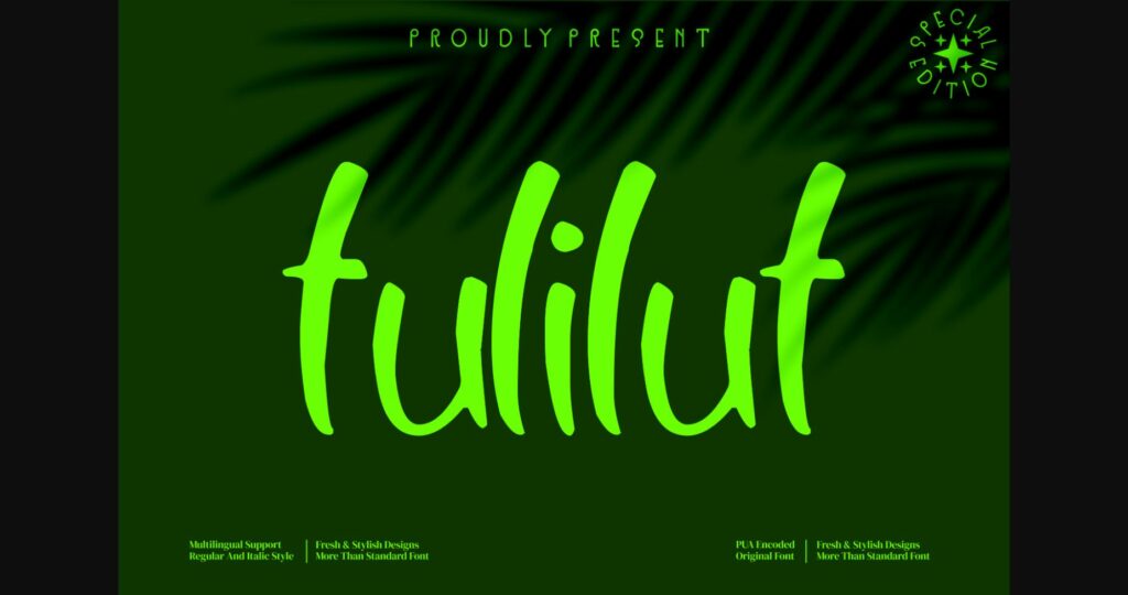 Tulilut Font Poster 3