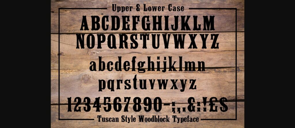 Tulyar Font Poster 4