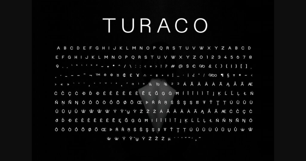 Turaco Font Poster 5