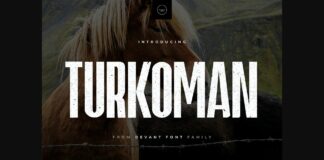 Turkoman Font Poster 1