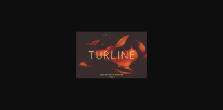 Turline Font Poster 1