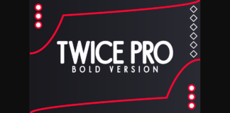 Twice Pro Bold Font Poster 1