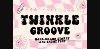 Twinkle Groove Font Poster 1