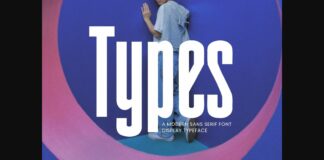 Types Font Poster 1