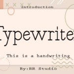 Typewriter Fonts