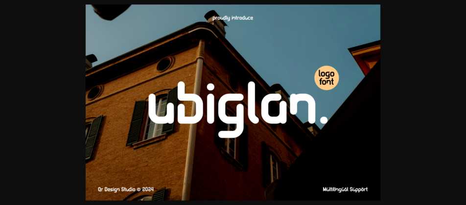 Ubiglan Font Poster 3