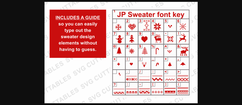 Ugly Christmas Sweater Font Poster 5