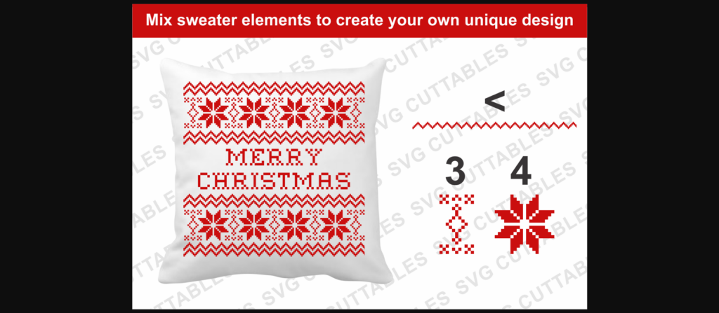 Ugly Christmas Sweater Font Poster 6